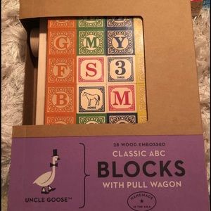 Large uncle goose blocks with wagon